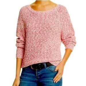 Free People crochet knit top